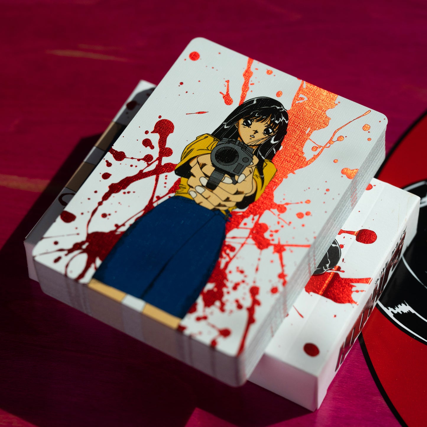 Barrel of a Gun LIMITED BLOOD SPLATTER FOIL DECK