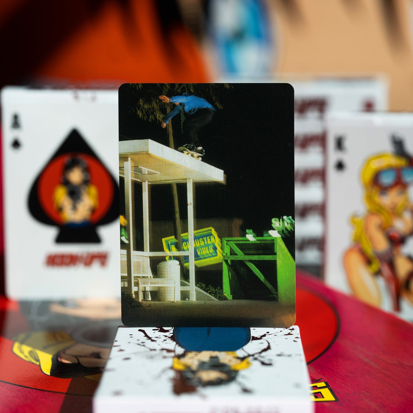 Barrel of a Gun LIMITED BLOOD SPLATTER FOIL DECK