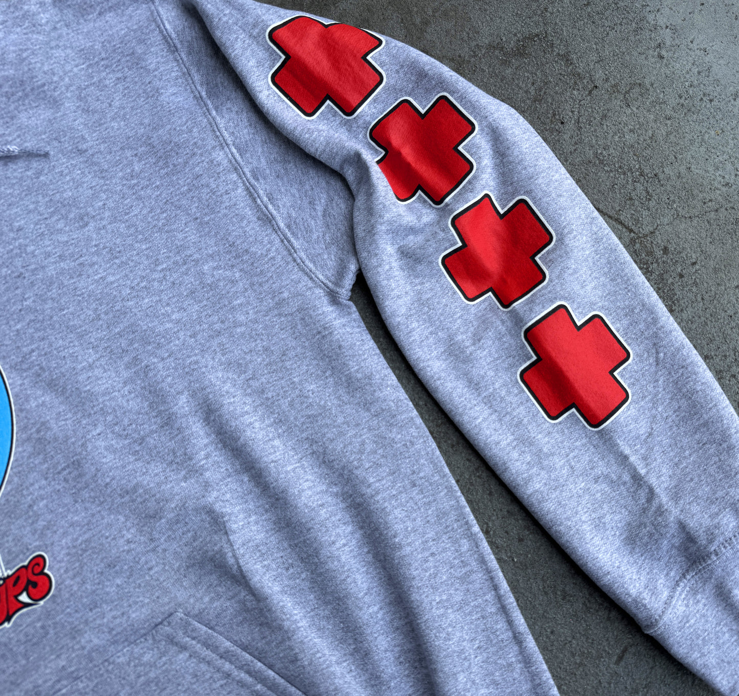 Nurse Daisy Hooded Sweatshirt - GREY