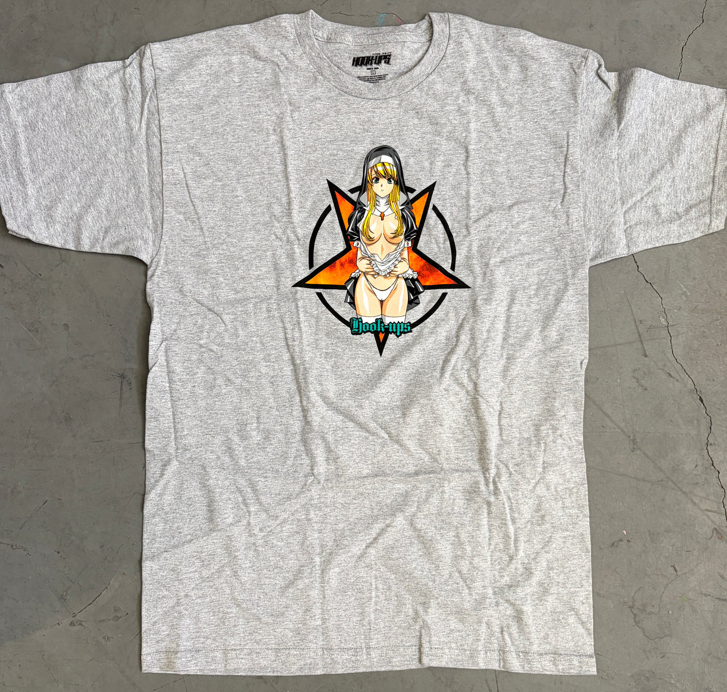 Nun T-shirt - HEATHER GREY - NEW OLD STOCK FROM 2012