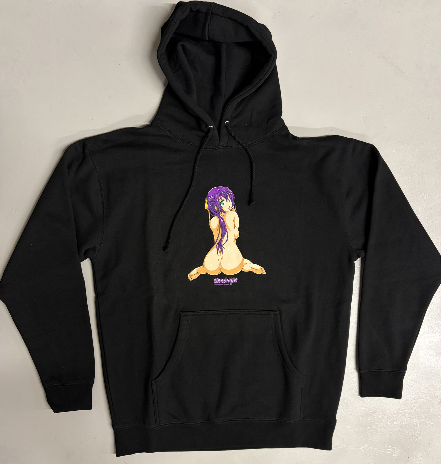 Misaki HEAVYWEIGHT HOODED SWEATSHIRT - BLACK