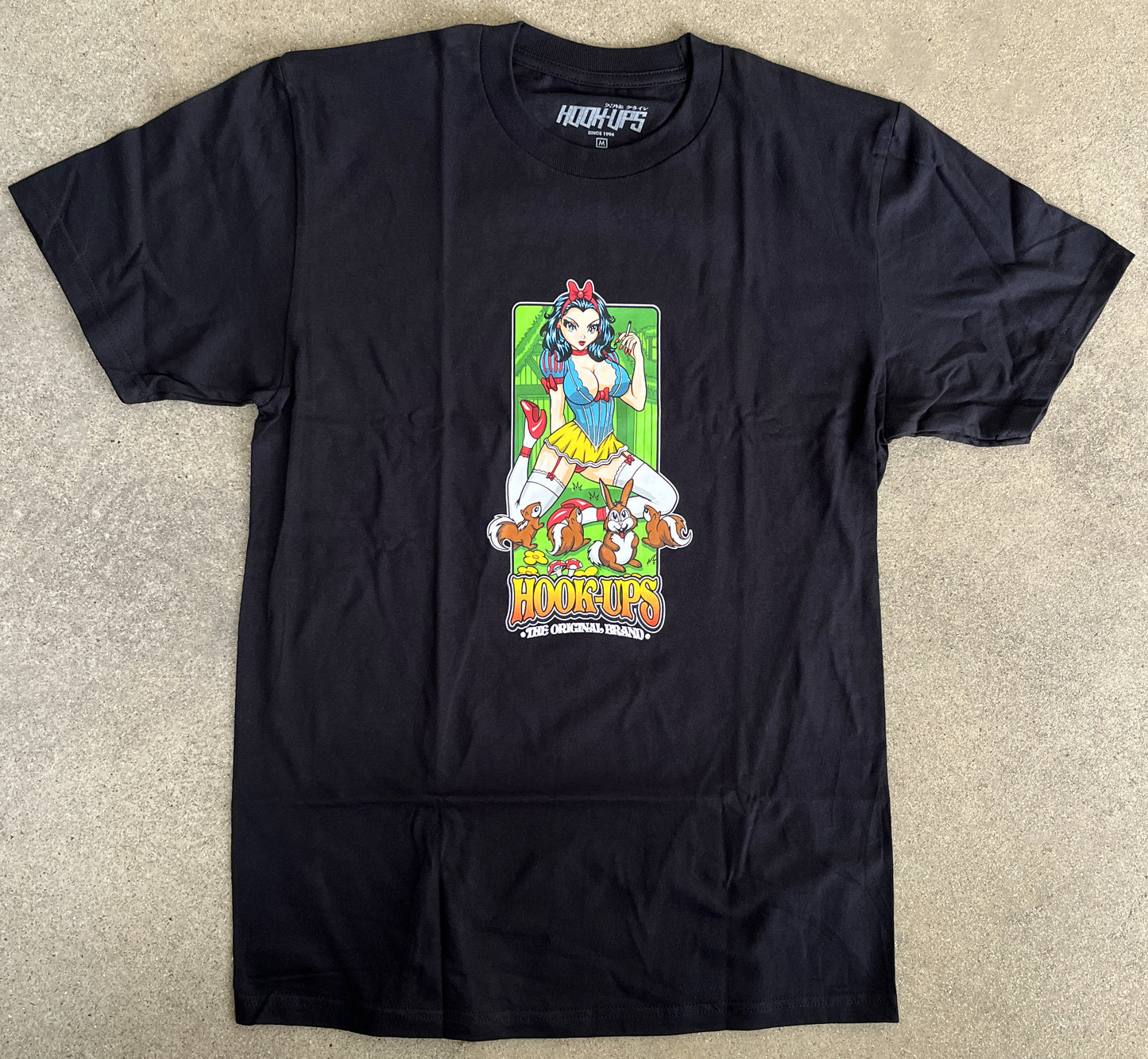 Snow White T-shirt - BLACK