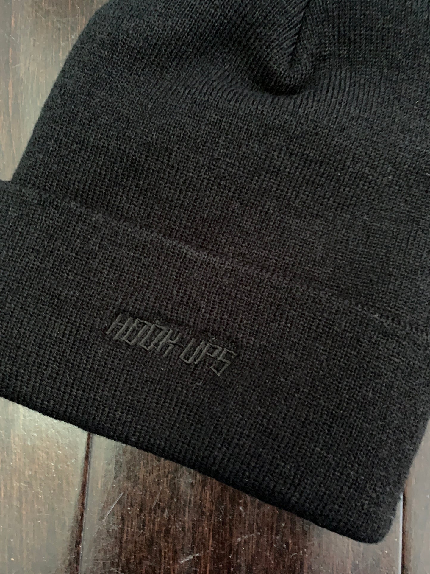 Barrel of a Gun Beanie - BLACK