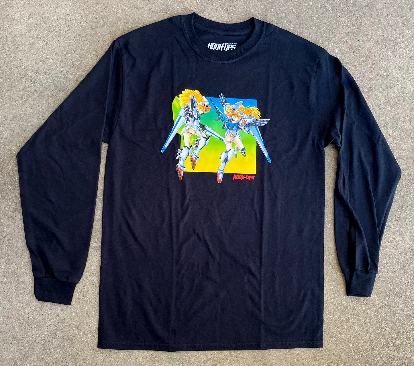 Mobile Suits LONG SLEEVE t-shirt BLACK
