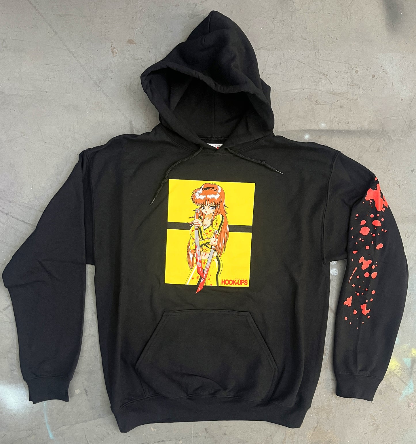 Katana Hooded Sweatshirt - BLACK