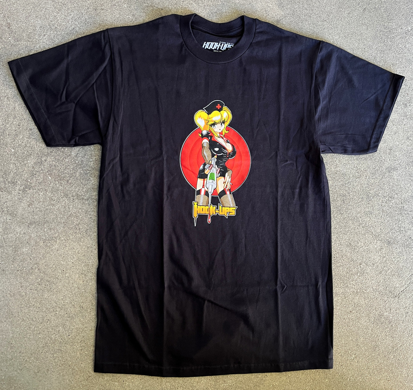 Nurse Natsuki T-shirt - BLACK