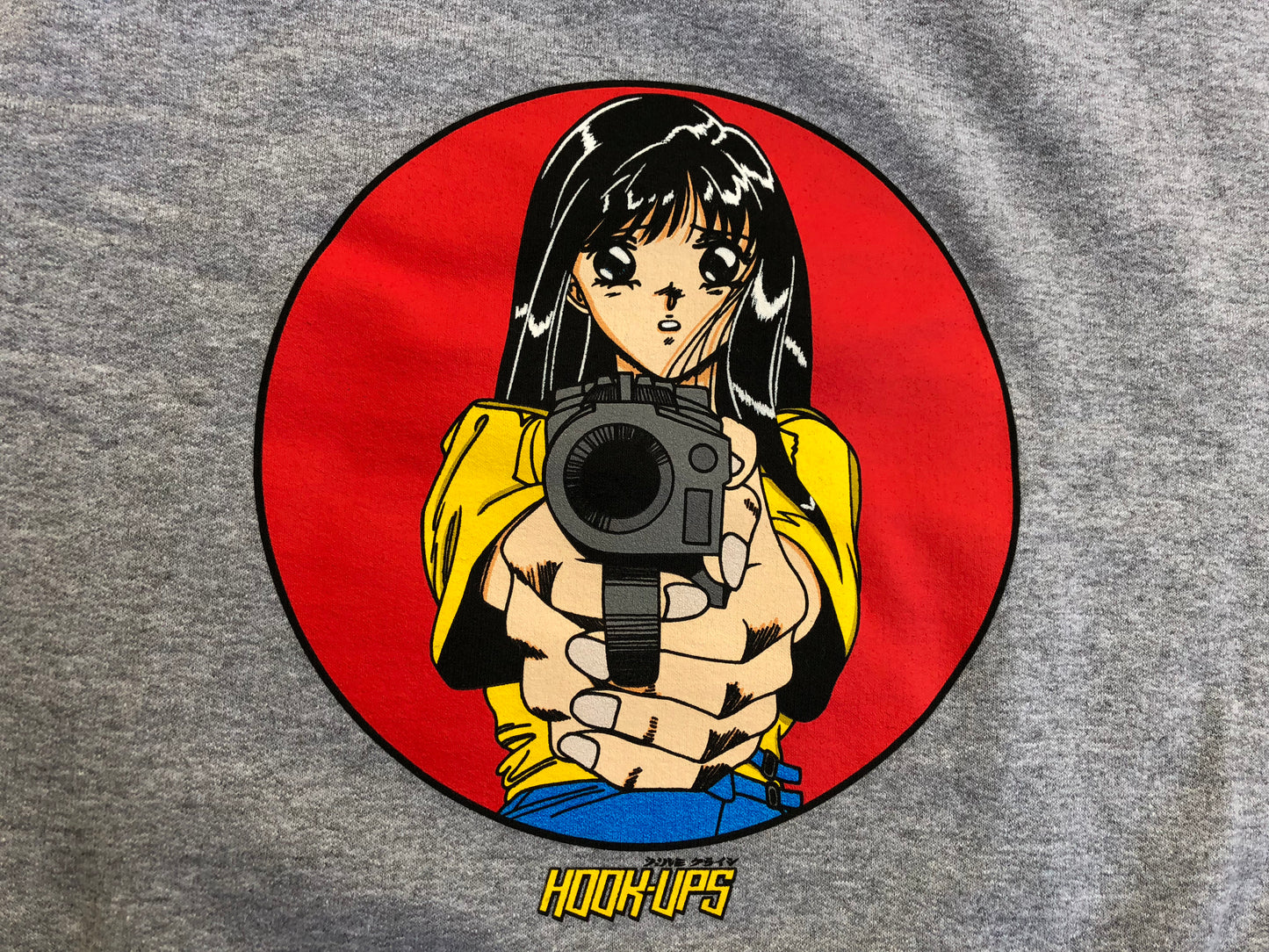 Barrel of a Gun Crew Sweatshirt - GREY