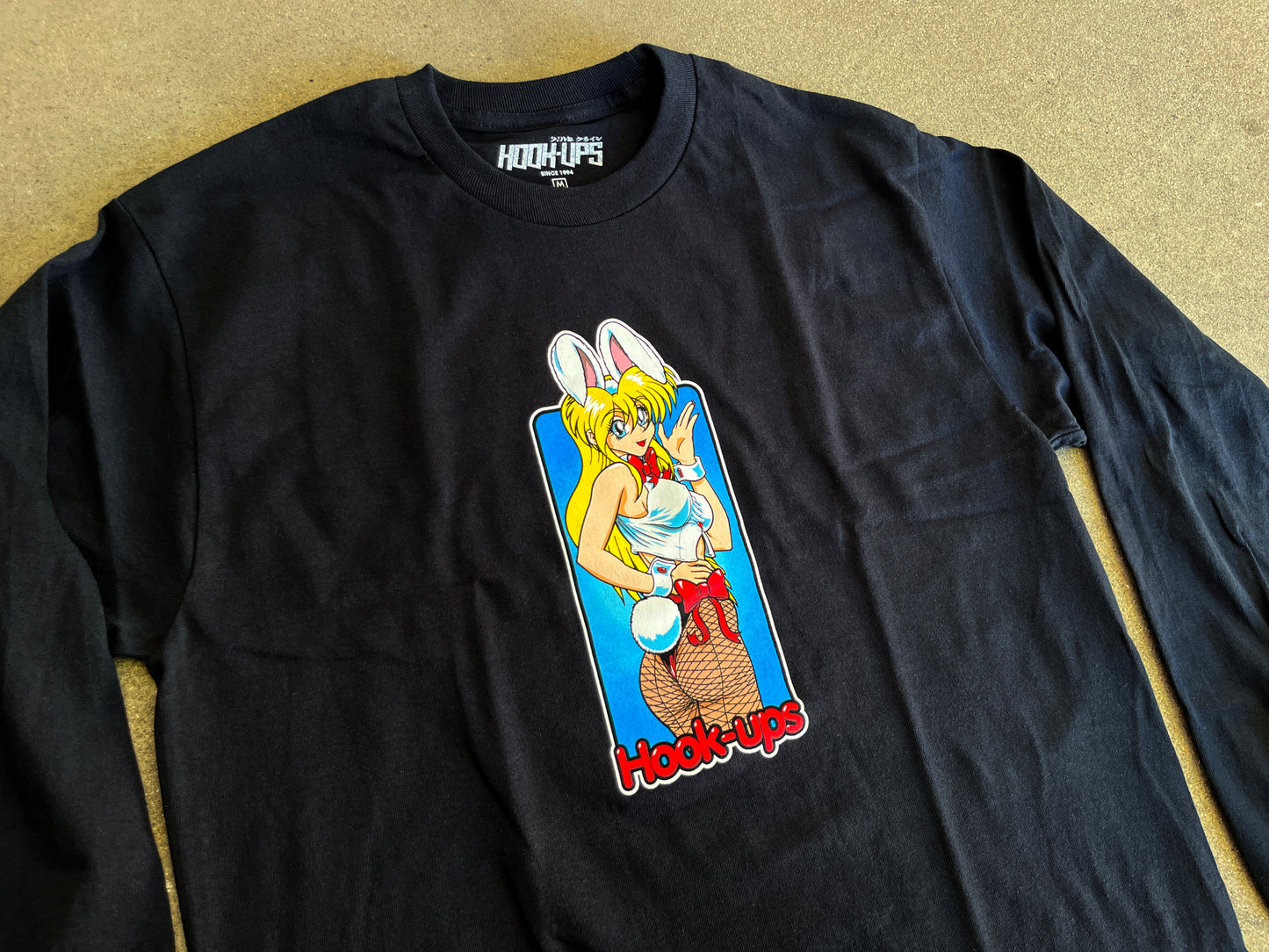 Bunny Girl LONG SLEEVE t-shirt BLACK