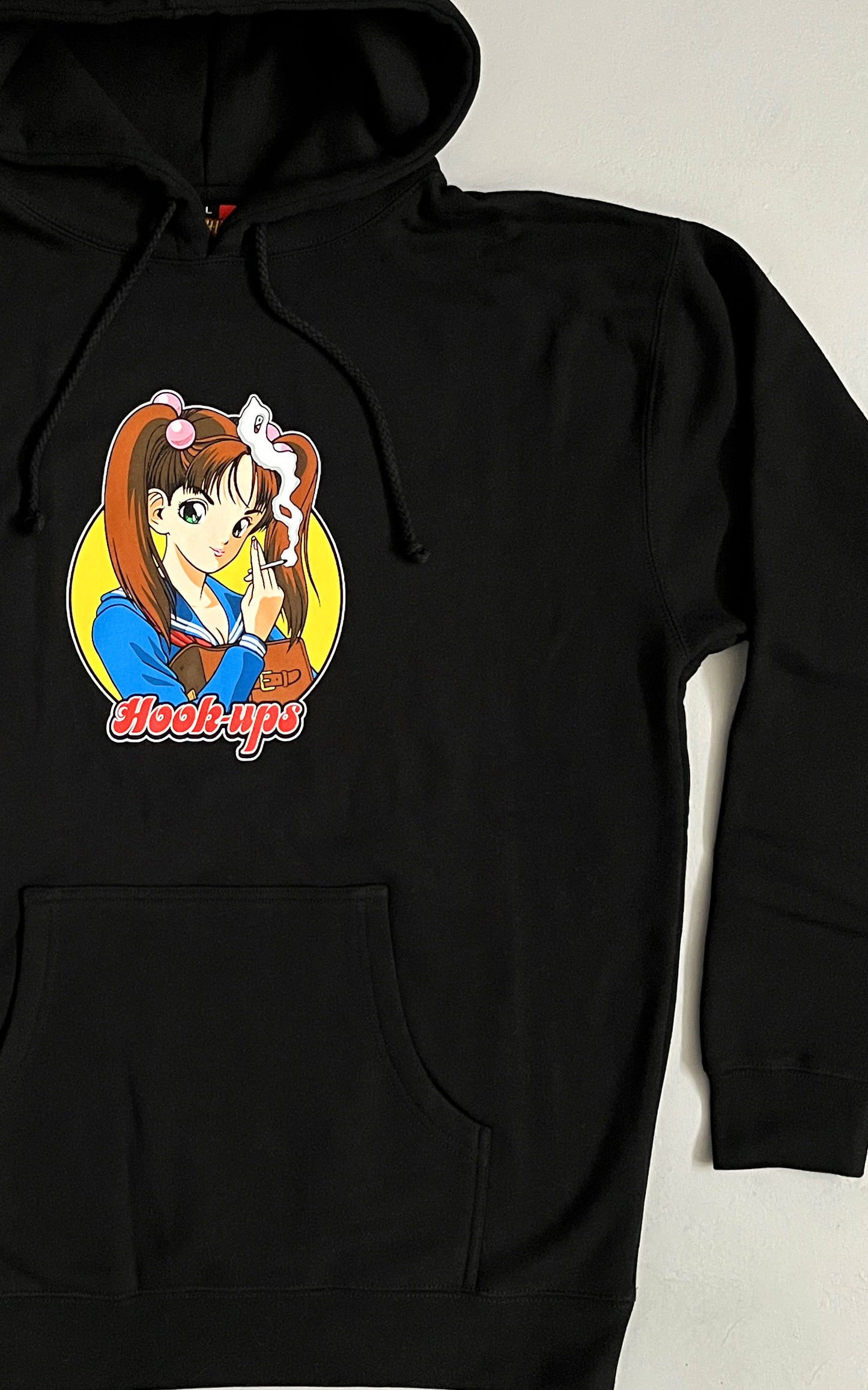 OG Sakura HEAVYWEIGHT HOODED SWEATSHIRT - BLACK