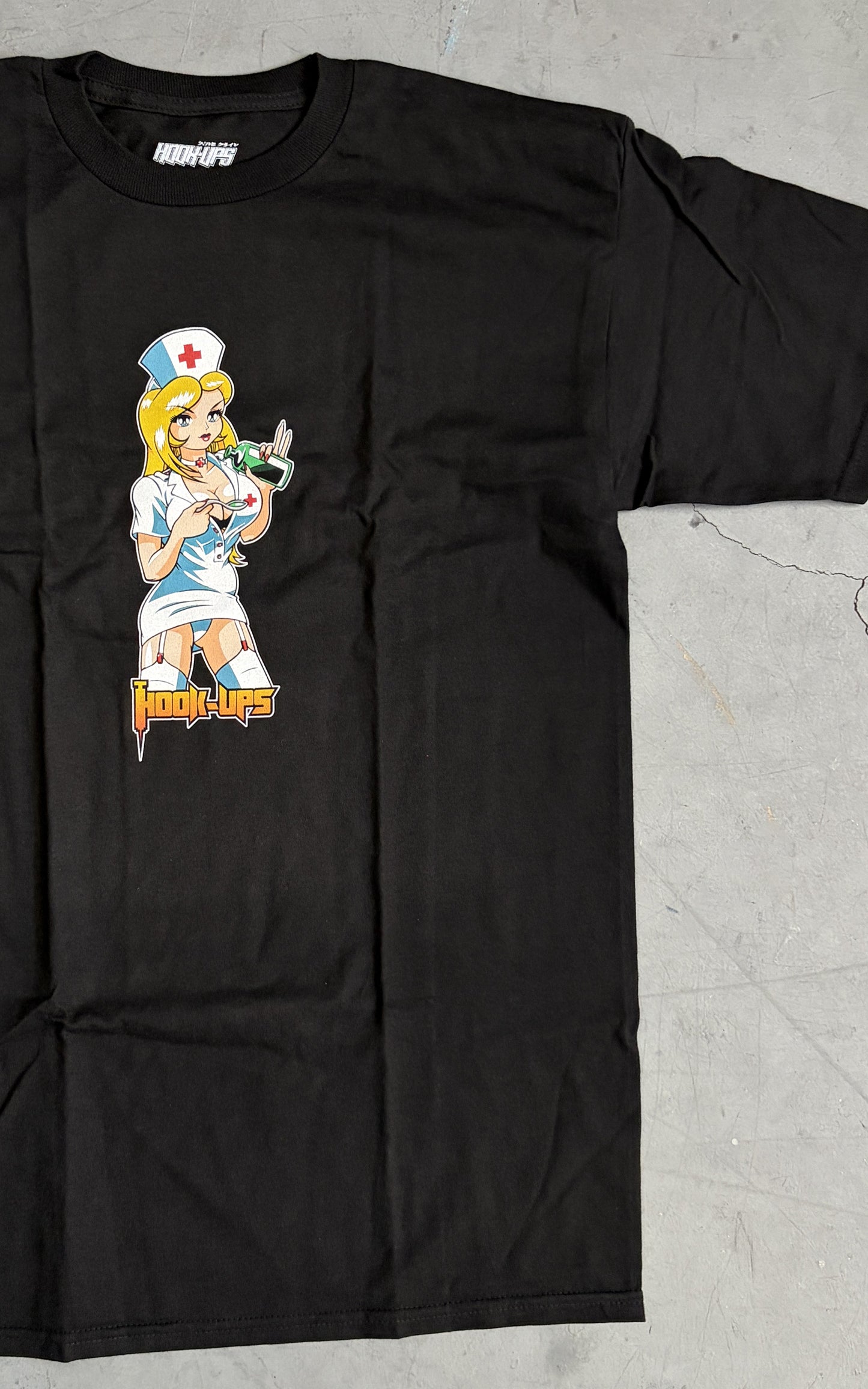 Nurse Krissy T-shirt - BLACK - NEW OLD STOCK FROM 2013