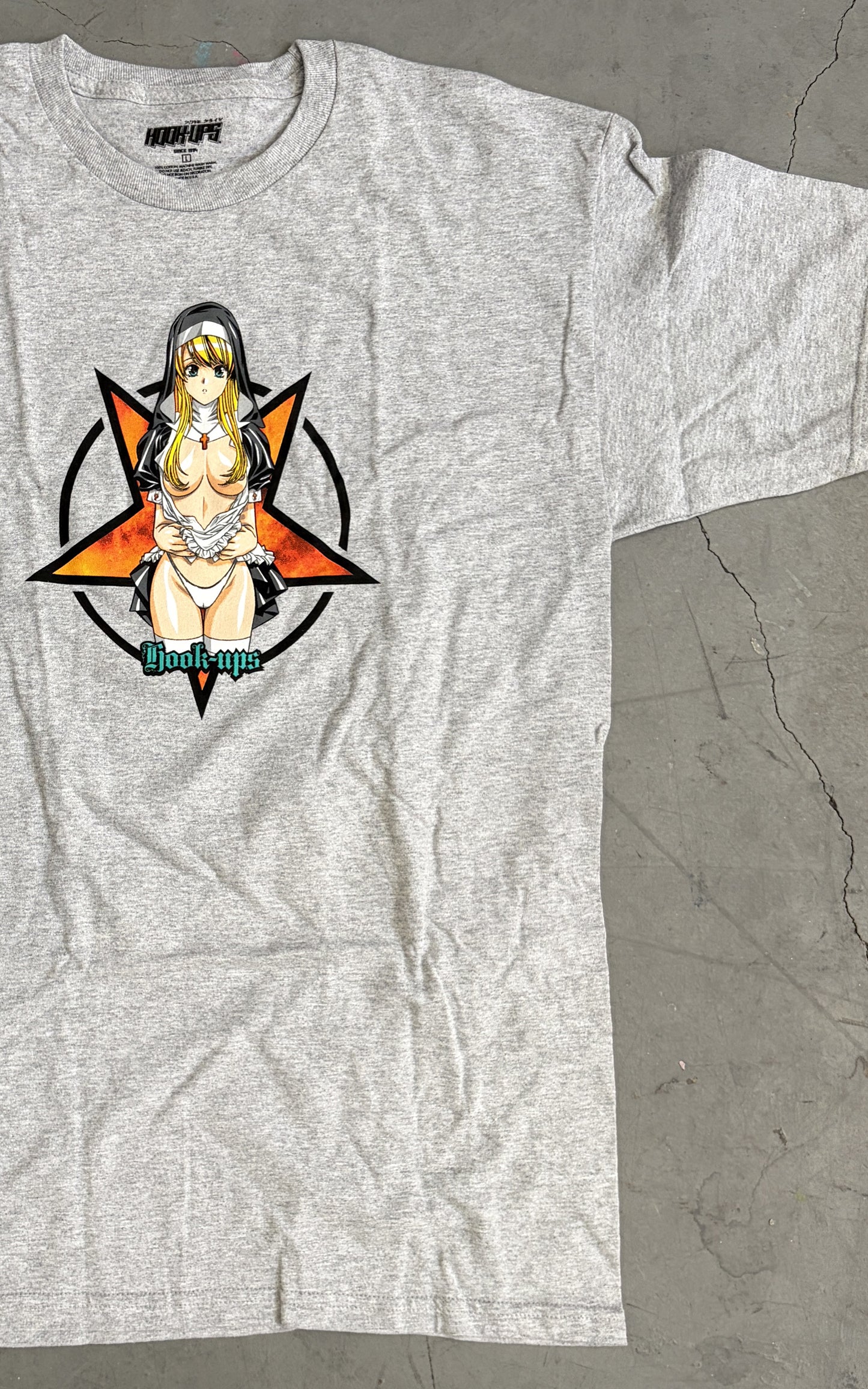 Nun T-shirt - HEATHER GREY - NEW OLD STOCK FROM 2012