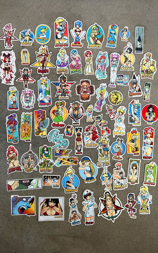 super mega 70 hook-ups classic stickers pack