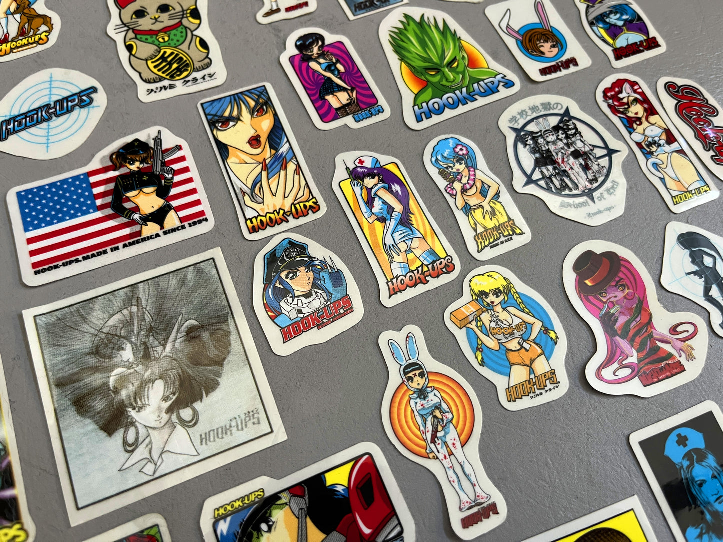 hook-ups mini size sticker pack #8 of 60 small stickers