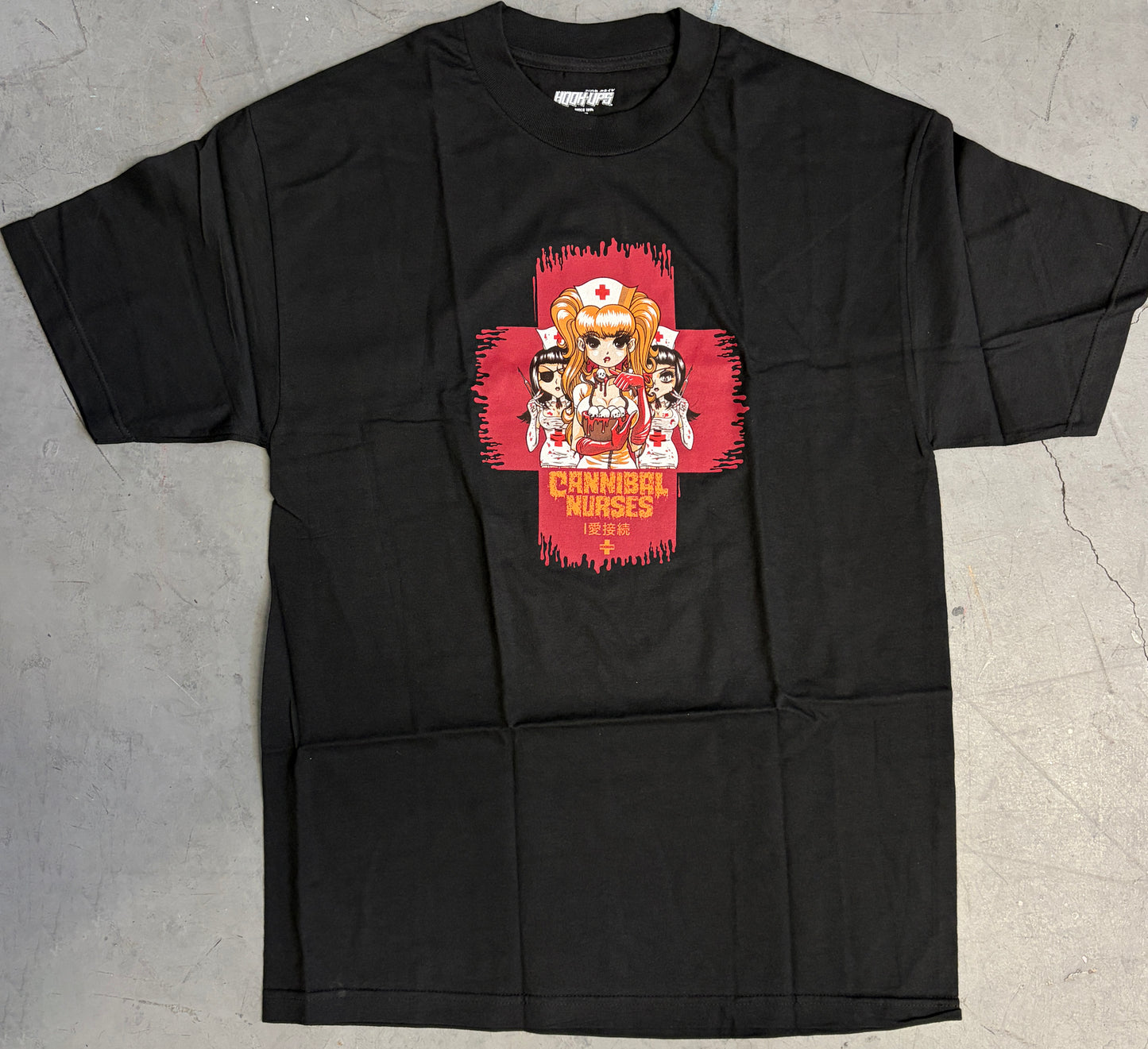 Cannibal Nurses T-shirt - BLACK - NEW OLD STOCK FROM 2011