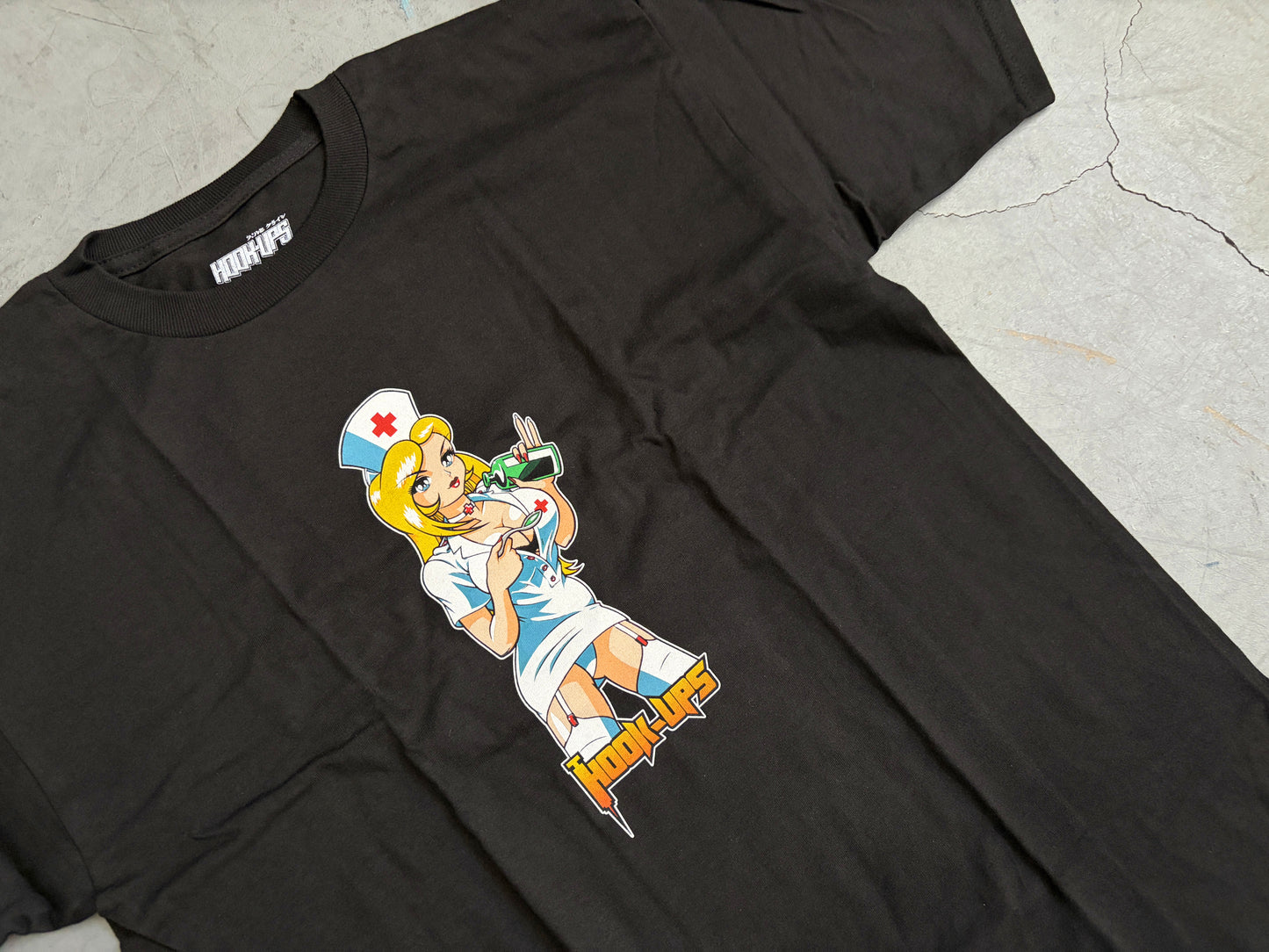 Nurse Krissy T-shirt - BLACK - NEW OLD STOCK FROM 2013