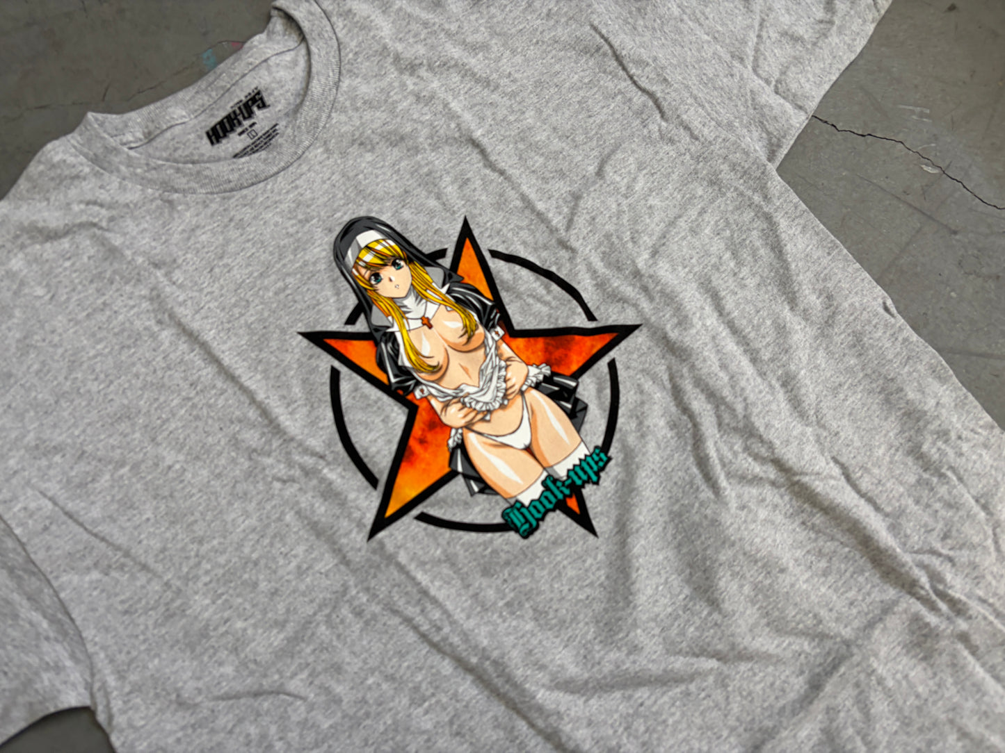 Nun T-shirt - HEATHER GREY - NEW OLD STOCK FROM 2012