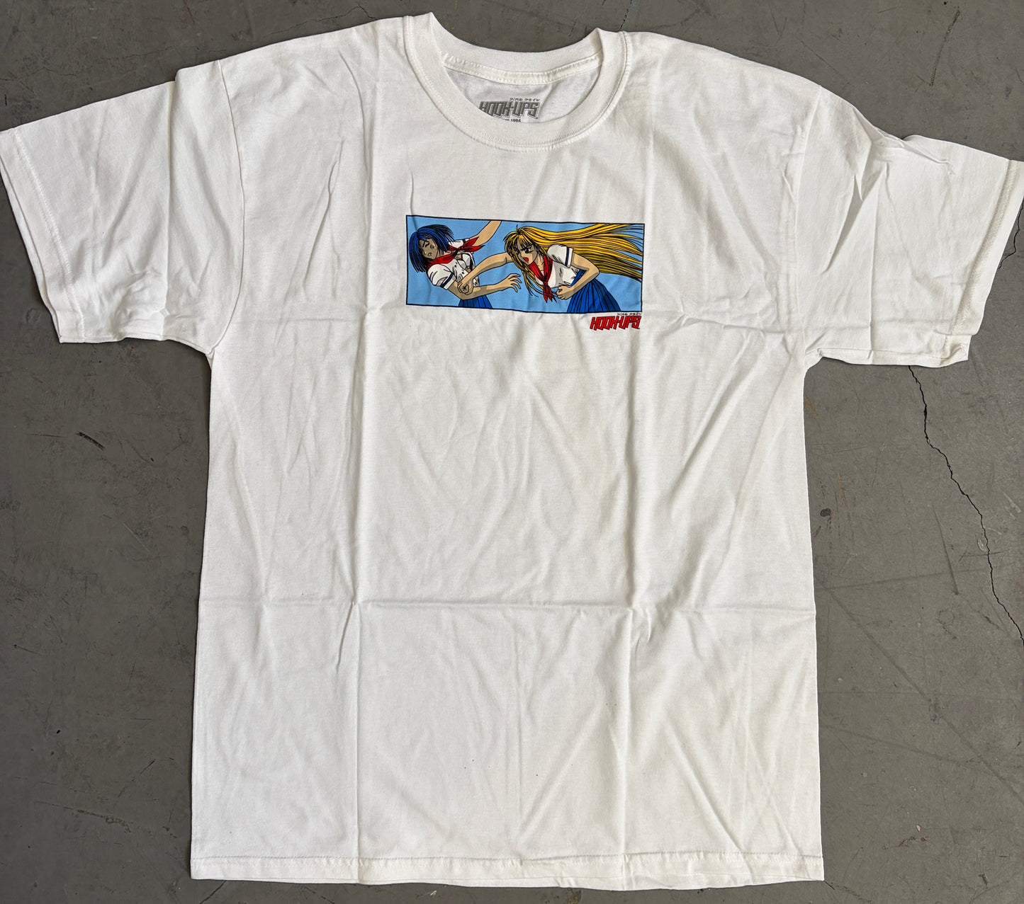 Battle School T-shirt - WHITE - NEW OLD STOCK FROM 2013