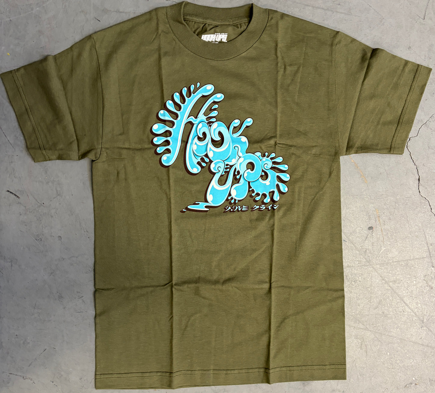 Wonderland Splash Logo - ARMY GREEN - NEW OLD STOCK FROM 2009