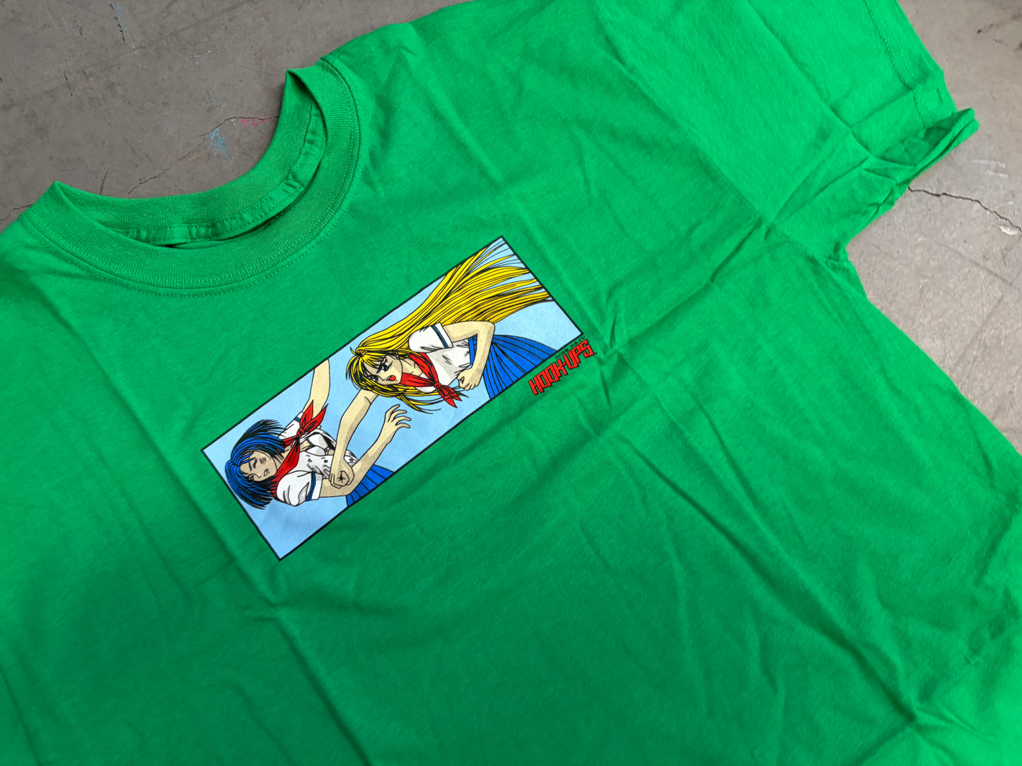 Battle School T-shirt - GREEN - NEW OLD STOCK FROM 2013