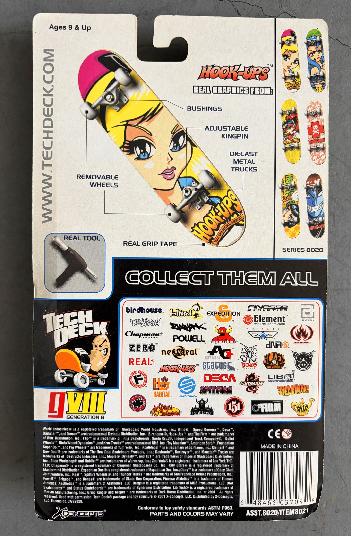 Tech Deck Alice Generation 8 - NEW OLD STOCK FROM 2001
