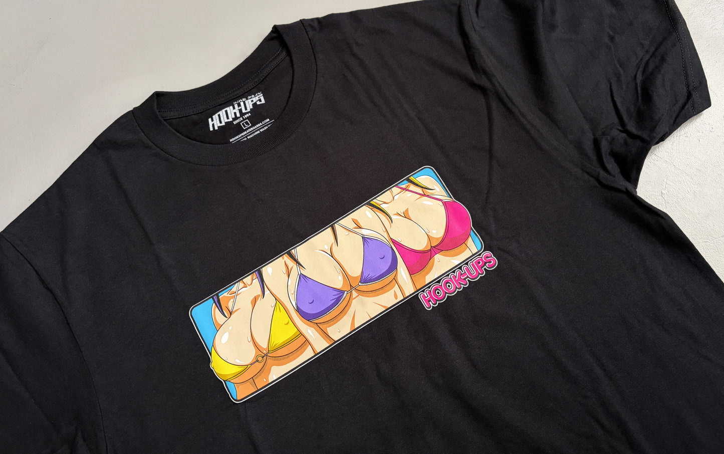 3 Girls T-shirt - BLACK