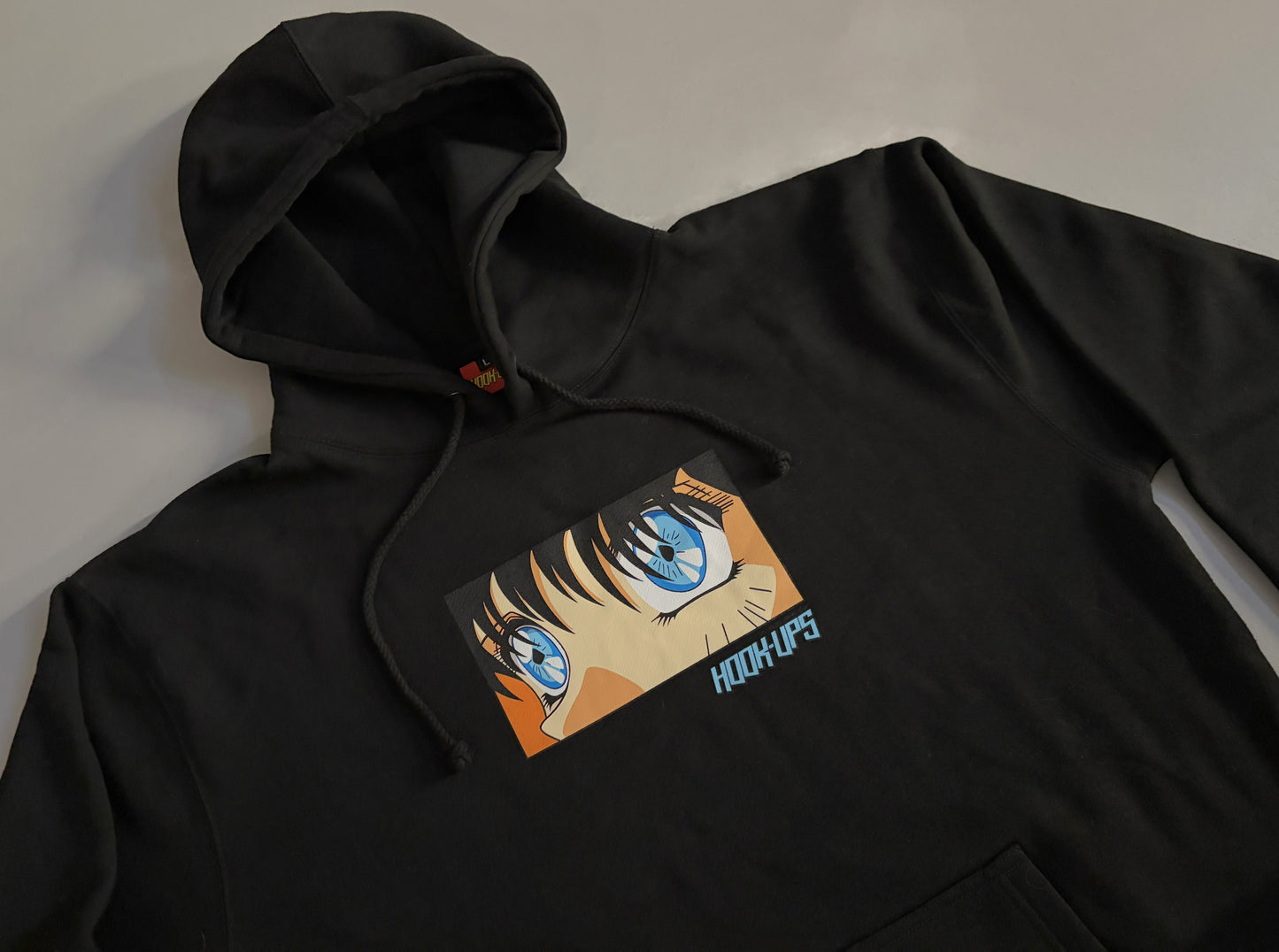 Eyes HEAVYWEIGHT HOODED SWEATSHIRT - BLACK