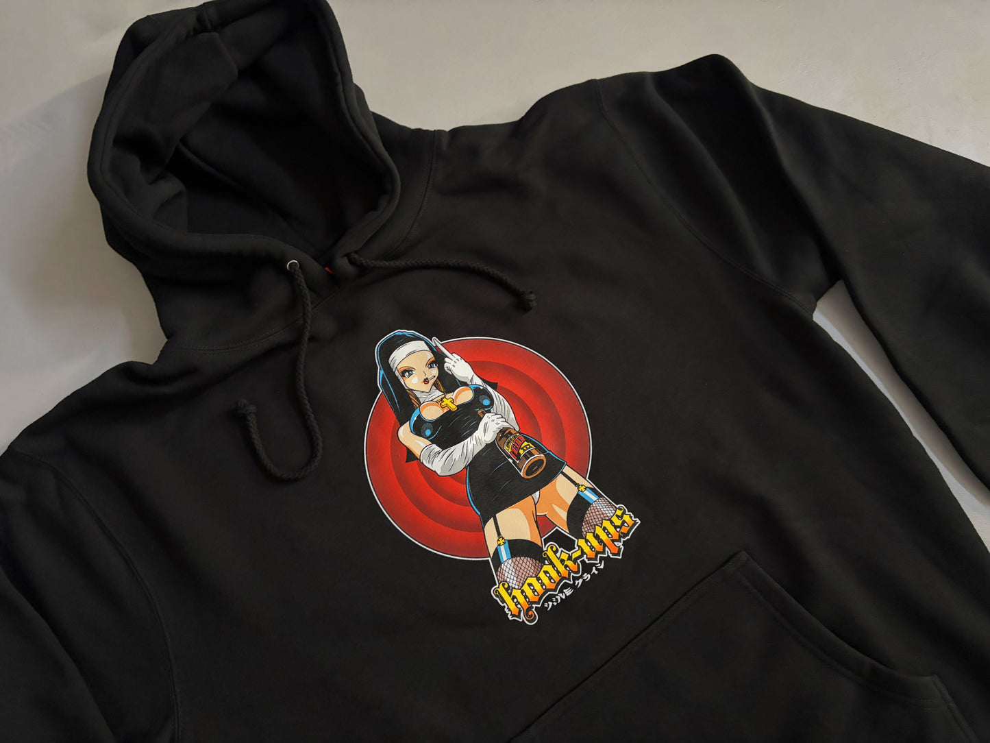 Evil Nun HEAVYWEIGHT HOODED SWEATSHIRT - BLACK