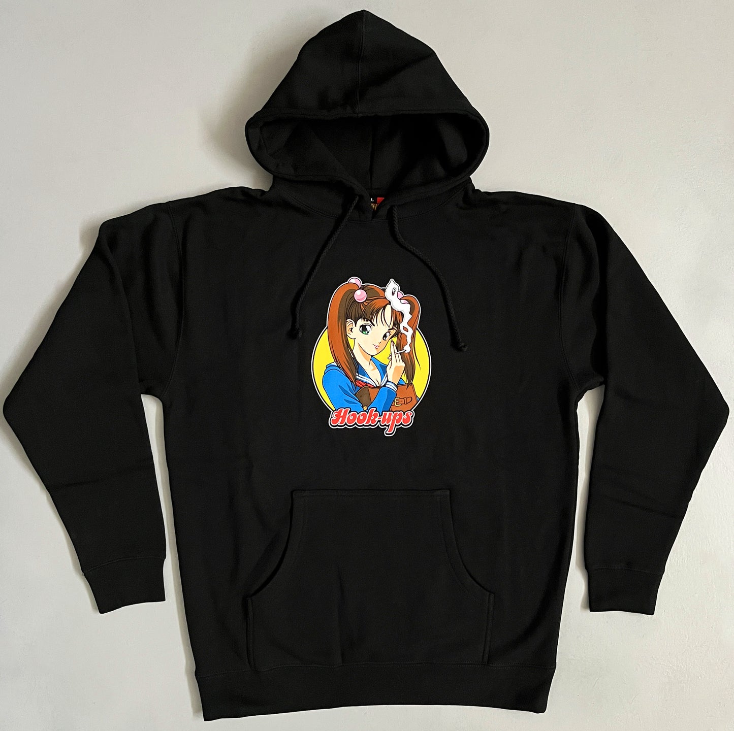OG Sakura HEAVYWEIGHT HOODED SWEATSHIRT - BLACK