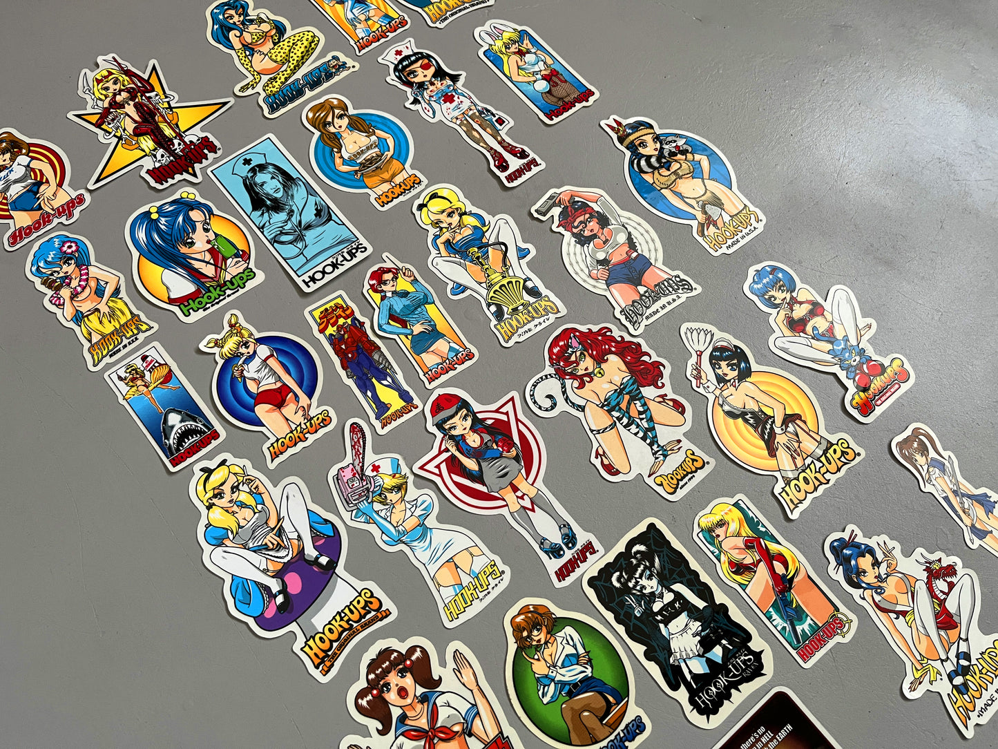 hook-ups VINTAGE sticker 32 pack