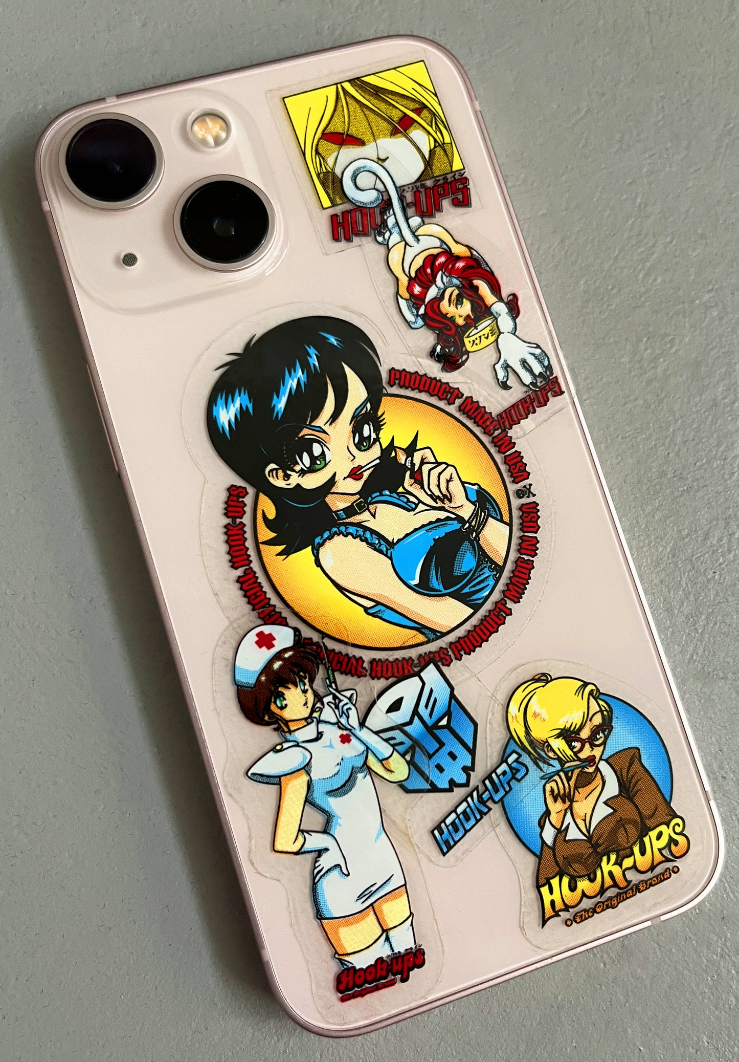 hook-ups mini size sticker pack #7 of 100 small stickers