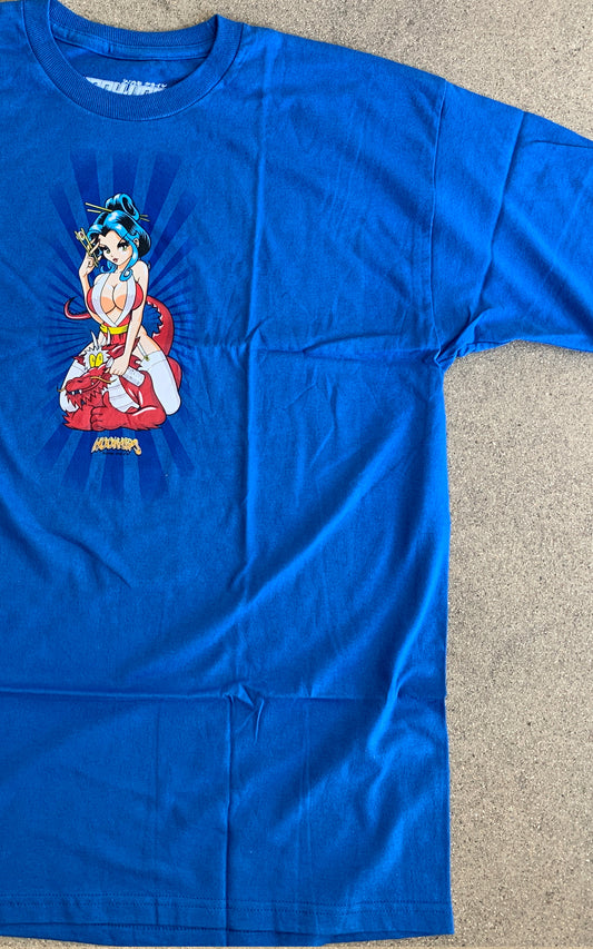 Geisha 3 T-shirt - ROYAL BLUE