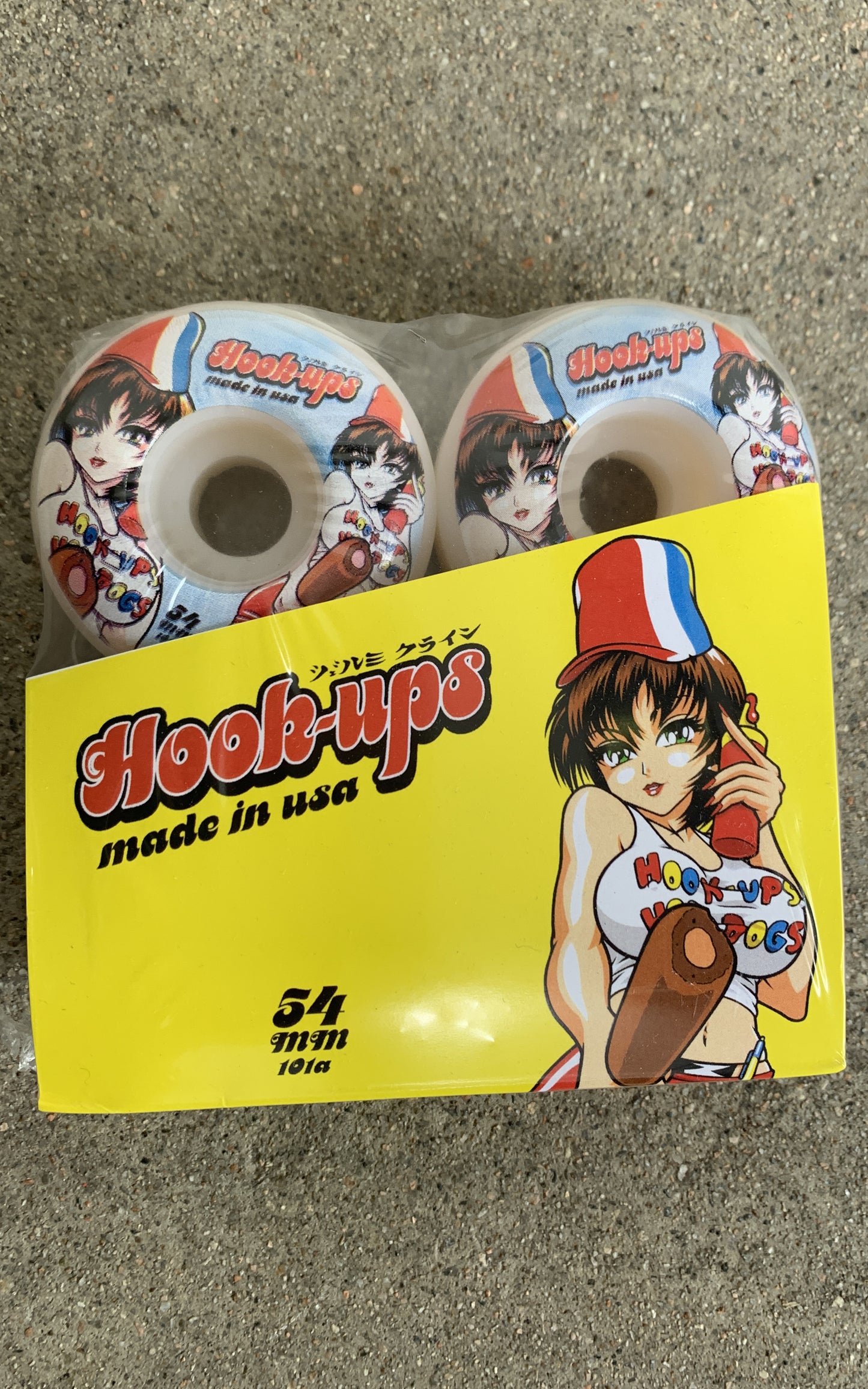 hot dog girl 54mm wheels 101a MADE IN U.S.A.