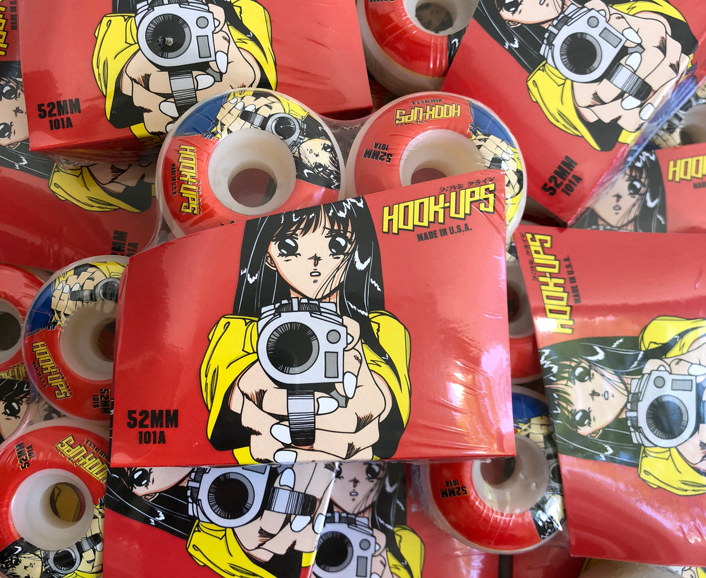 barrel of a gun 52mm wheels 101a MADE IN U.S.A.