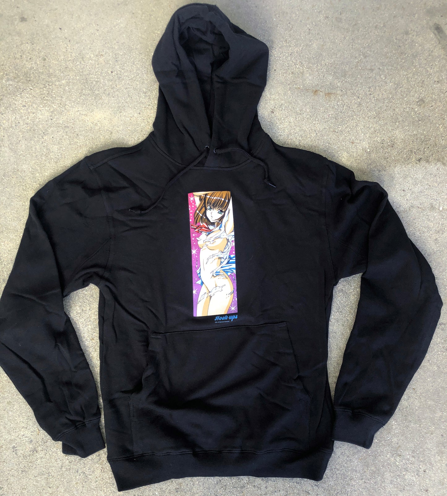 Jasmine Hooded Sweatshirt - BLACK