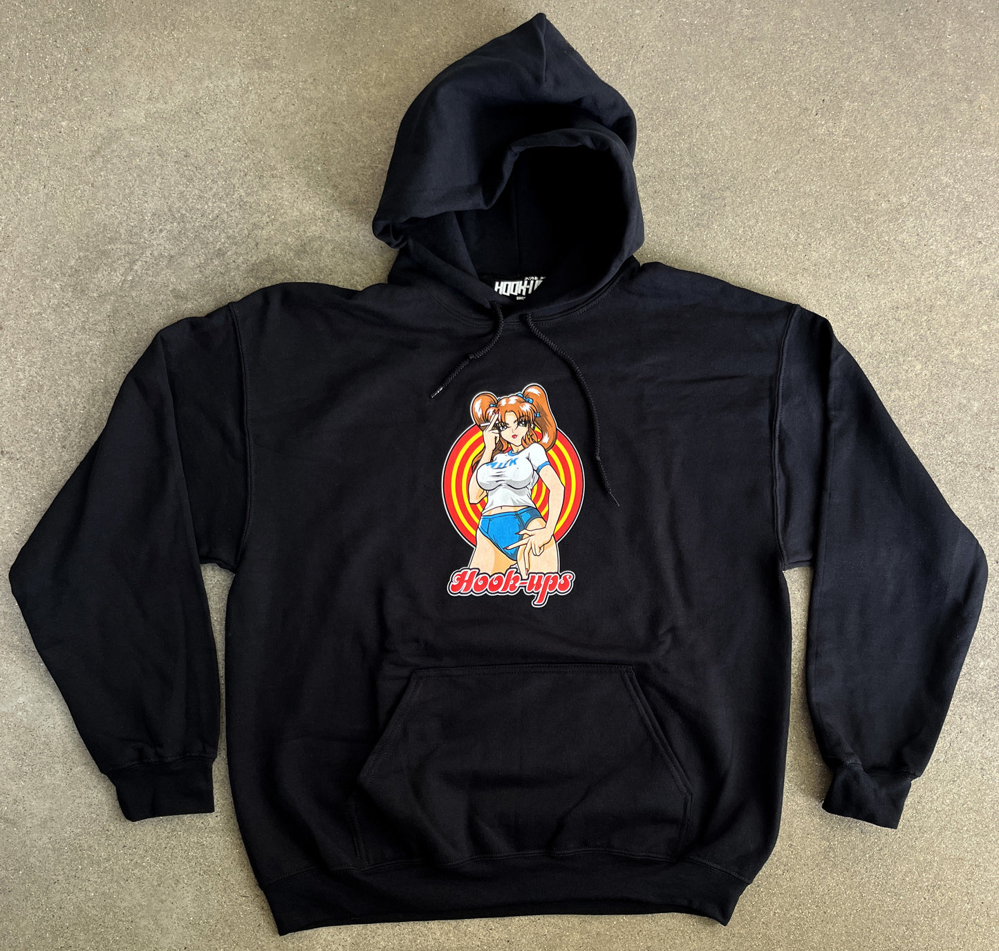 Sakura Hooded Sweatshirt BLACK