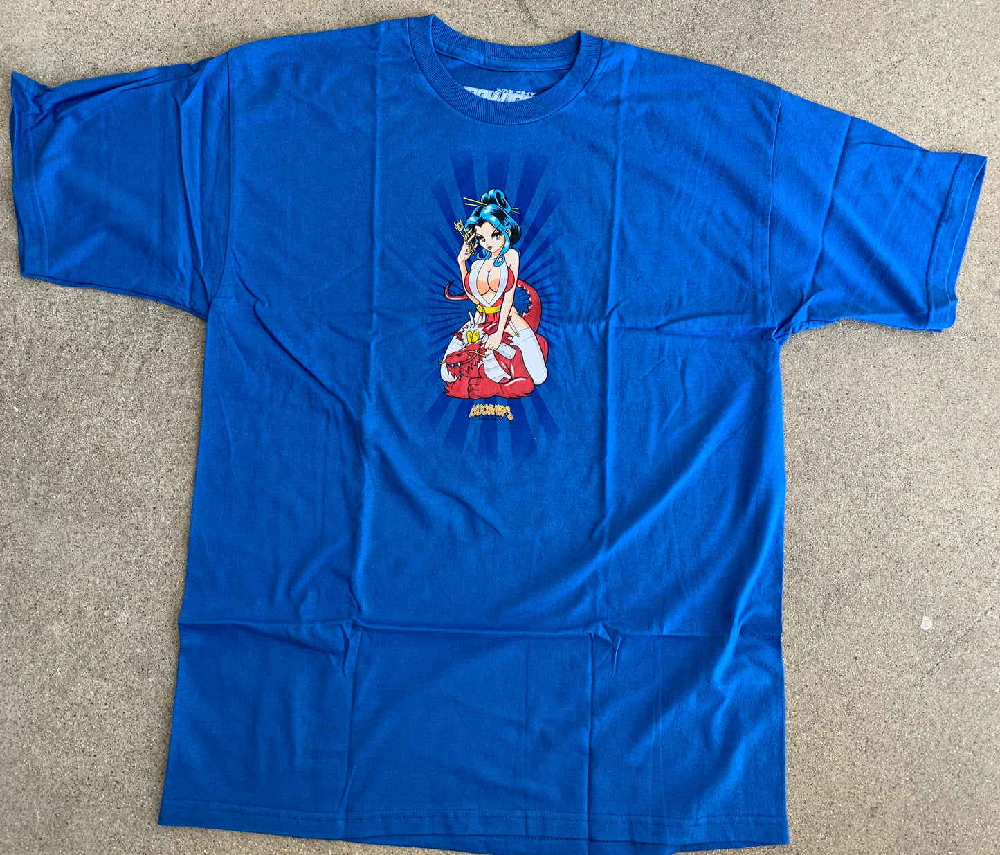 Geisha 3 T-shirt - ROYAL BLUE