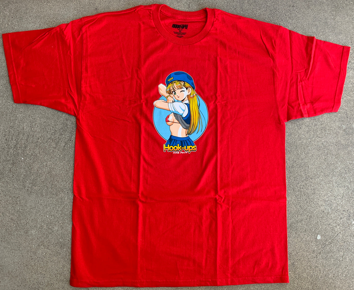 Flight Girl Kimiko T-shirt - RED