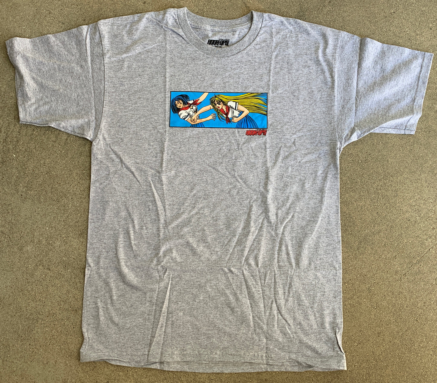 Battle Girls T-shirt - HEATHER GREY